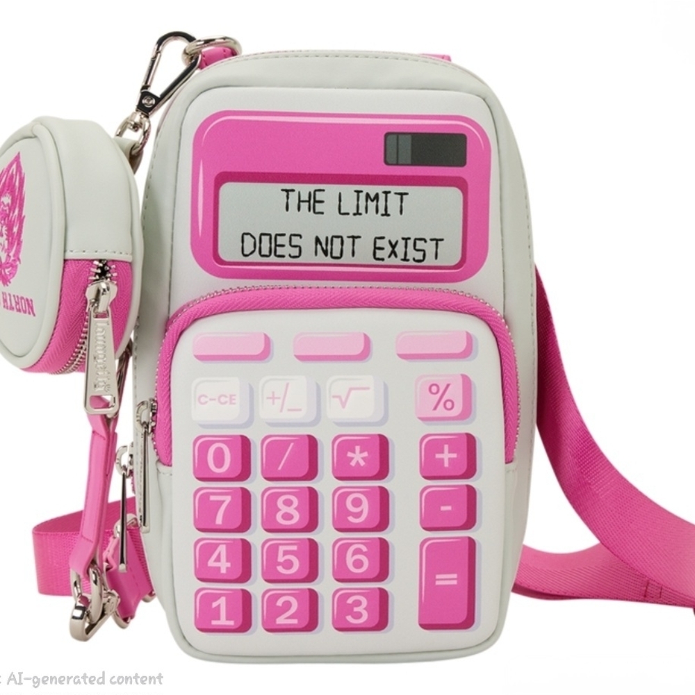 NWT Pink and White Mean Girls Loungefly Crossbody Bag
